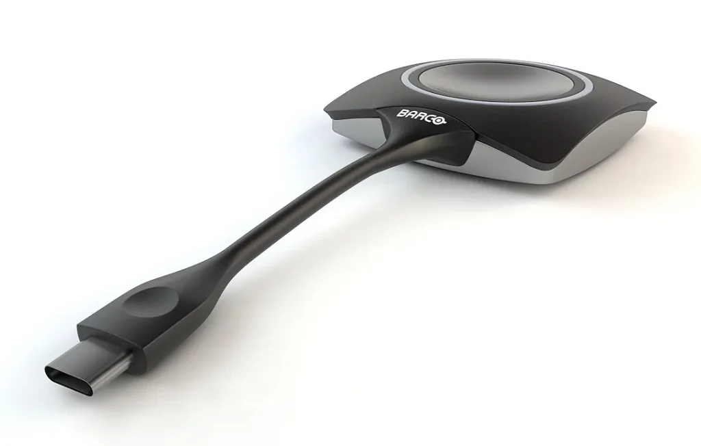 Clickshare USB dongle with USB-C type connection